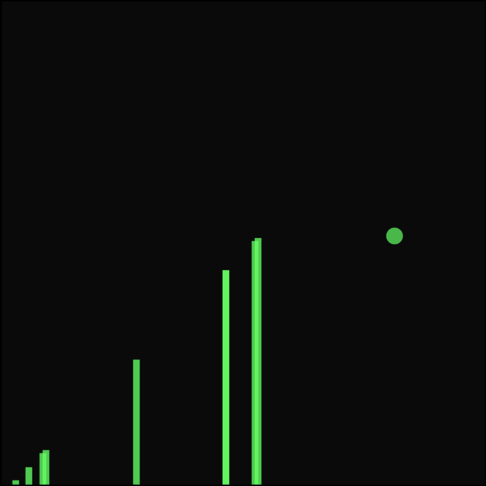 Using the ff spectrum from project 2, I made it react to the sound the keypad made.