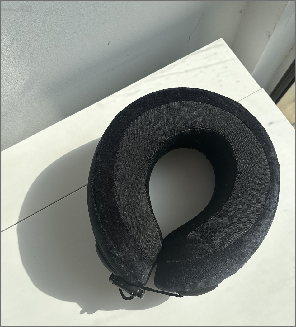 An image taken of a neck pillow