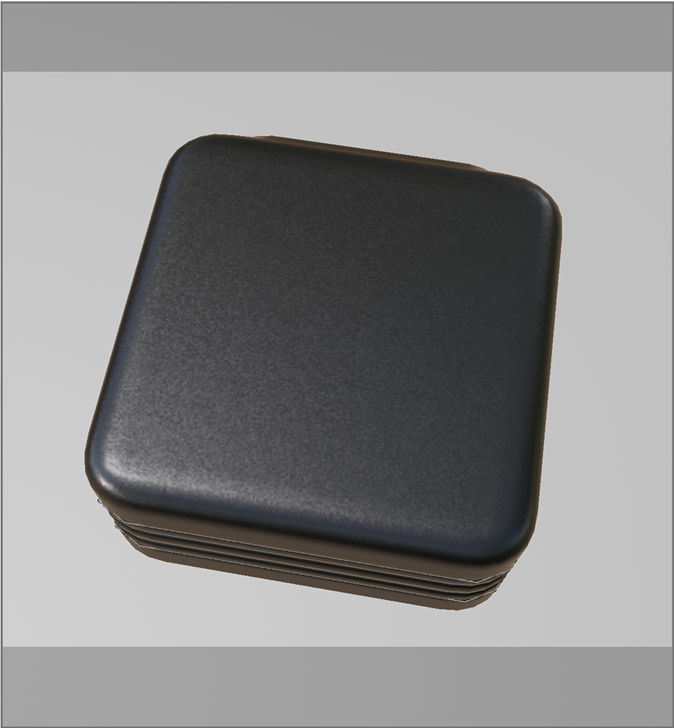 An attempt to imitate the texture of the original object. It reflects the same light as the original one.