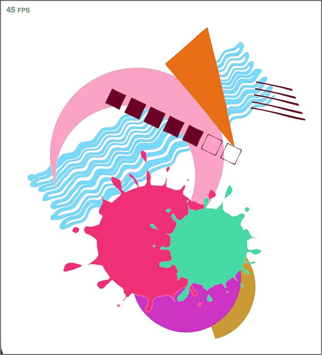 I played around with the angle with its facial recognition, and arranged objects in the code.