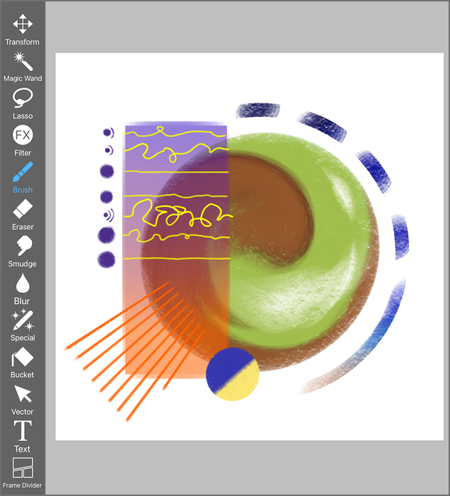 Here I collected data about my study habits, whether it's daily or throughout the week. I used shapes and lines to represent my productivity, social energy, the amount of sleep I had, etc.