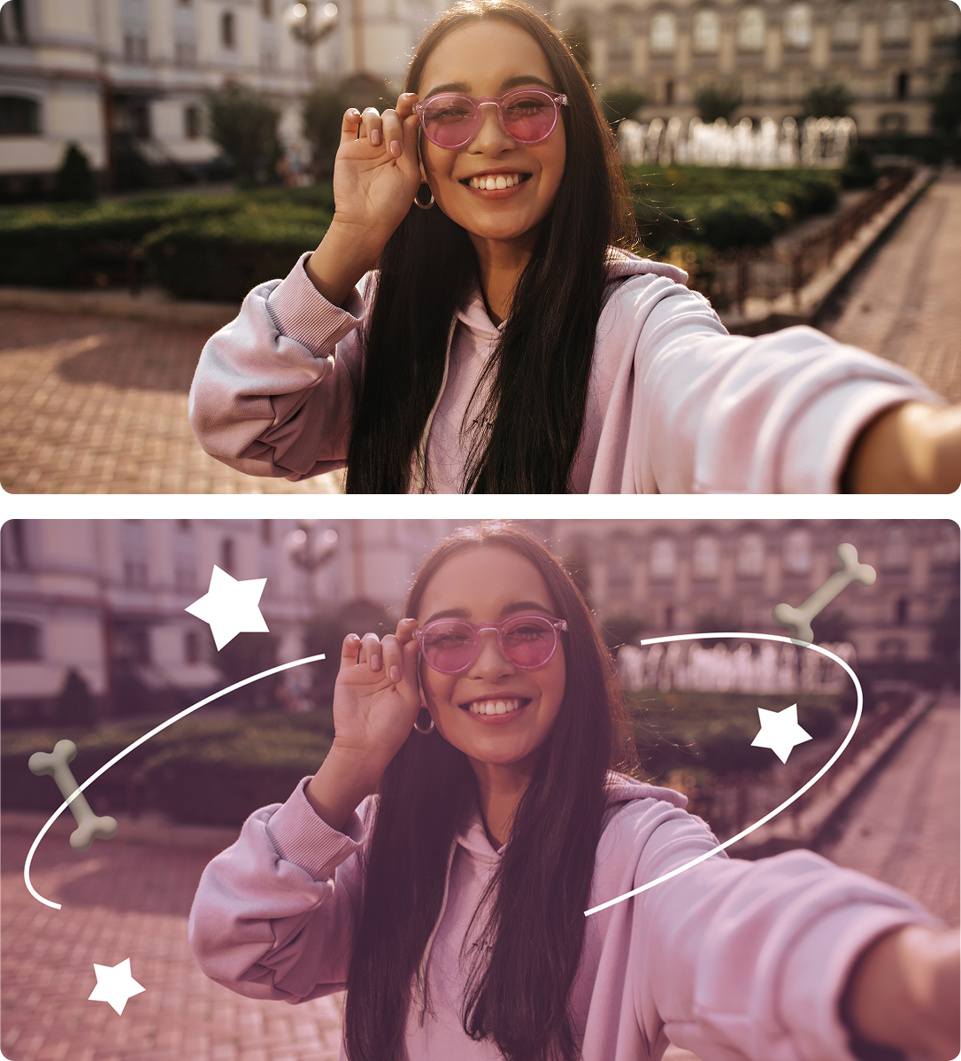 This image represents self-perception vs self-presentation.